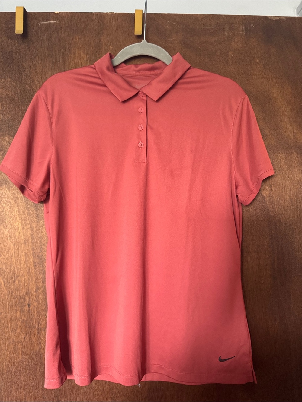 Nike Women's Coral Short-Sleeve Polo Jersey